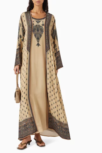 Printed Kimono Set