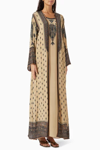 Printed Kimono Set