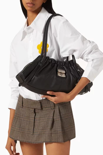 The Cristina Satchel in Nappa Leather