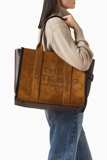 The Large Tote Bag in Suede