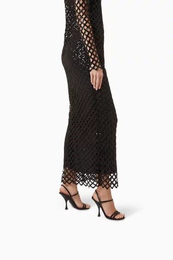 صندل كيرا 2.0 بكعب 105 مم جلد عجل