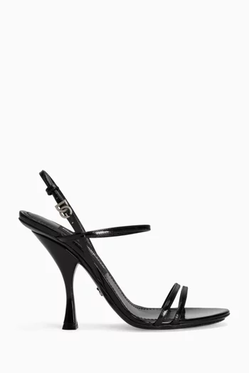 صندل كيرا 2.0 بكعب 105 مم جلد عجل