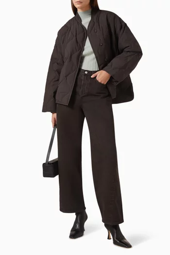 بنطال جينز فيساد دينم بقصة ساق مستقيمة