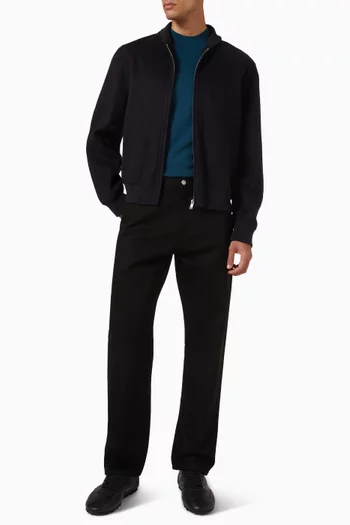 سترة بياقة عالية