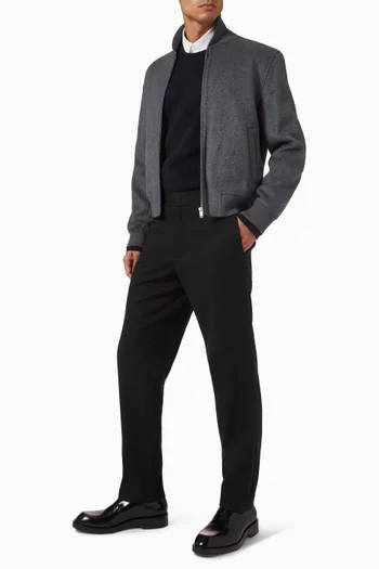 Bomber Jacket in Wool