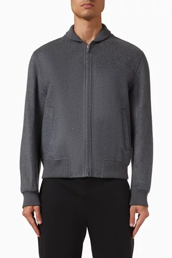 Bomber Jacket in Wool