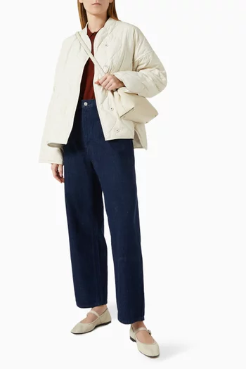 Bay Barrel-leg Jeans in Denim