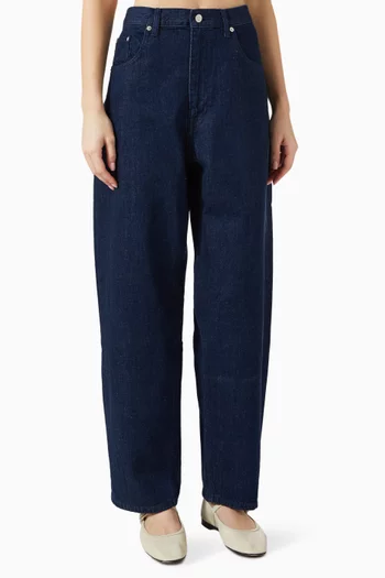 Bay Barrel-leg Jeans in Denim