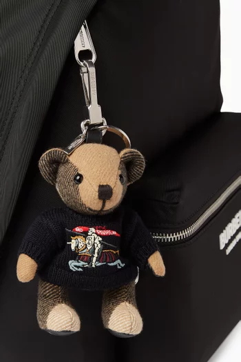 Thomas Bear Charm in Wool-cashmere