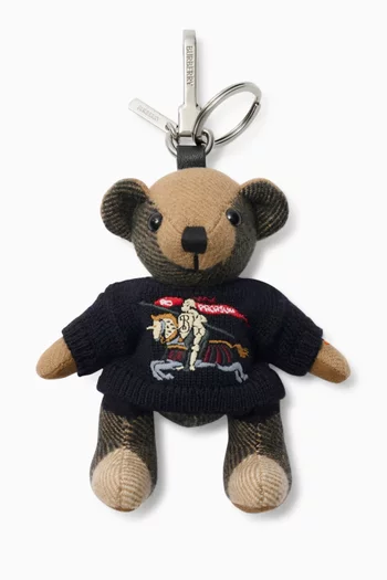 Thomas Bear Charm in Wool-cashmere
