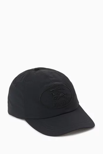 Equestrian Knight Baseball Cap in Canvas
