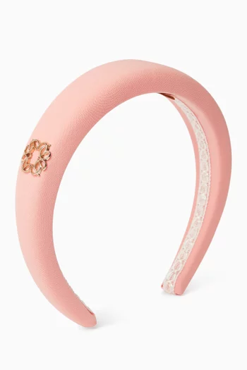 Padded Headband in Crepe