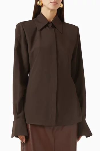Signature Shirt in Georgette
