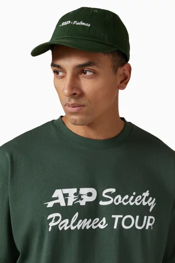 x ATP Logo Cap in Recycled Cotton