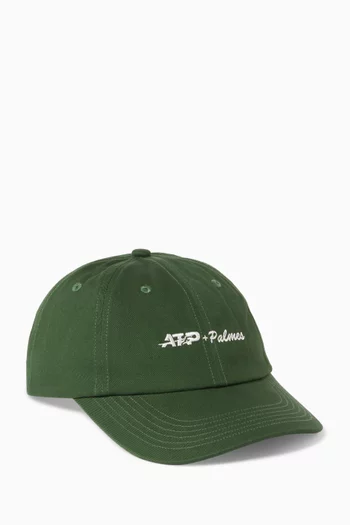 x ATP Logo Cap in Recycled Cotton