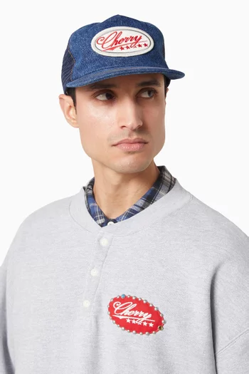 Five Star Trucker Cap in Denim
