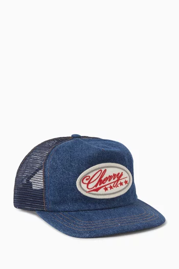 Five Star Trucker Cap in Denim