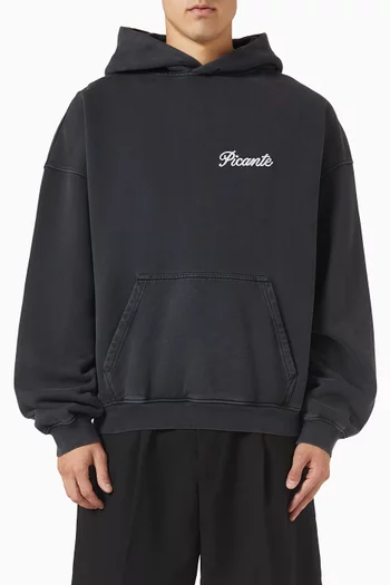 كنزة بغطاء رأس تايلور بغرزة السلسلة قطن