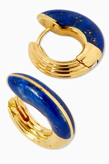 Locus Solus Lapis Earrings in 18kt Gold Vermeil