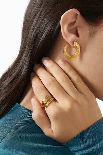 Achillina Ring in 18kt Gold Vermeil