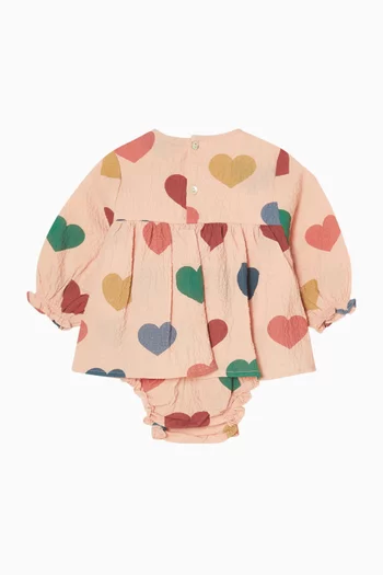 Elin Romper in Seersucker