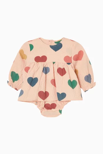 Elin Romper in Seersucker