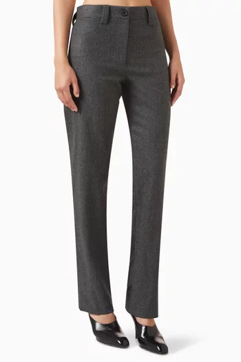 Callum Pants Low-rise Tapered Pants in Virgin Wool-blend