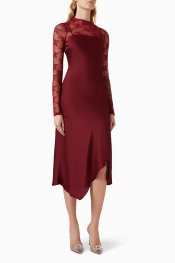 فستان ياسميلز بأجزاء دانتيل