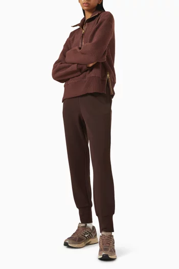 سترة روزيل بسحّاب قصير صوف