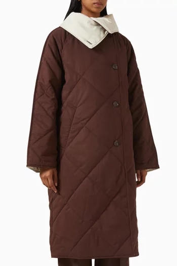 Annalise Reversible Wrap Coat