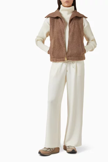 Aspen Gilet in Boucle-sherpa