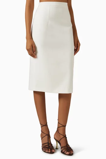Slit Midi Skirt