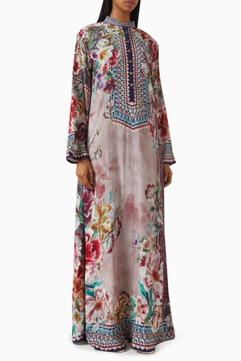 Navya Floral-print Kaftan