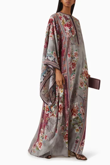 Beatrice Kimono-style Kaftan in Crepe