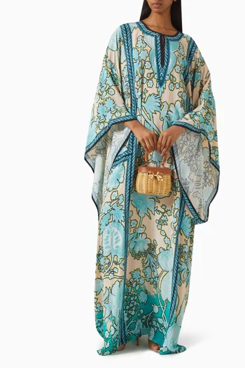 Beatrice Kimono-style Kaftan in Crepe