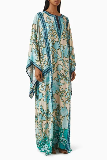 Beatrice Kimono-style Kaftan in Crepe