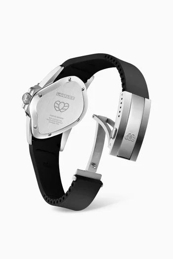 PEA001 Automatic Stainless Steel & Ceramic Watch, 45 x 40mm