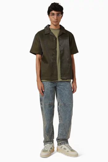 Iridescent Embroidered Shirt