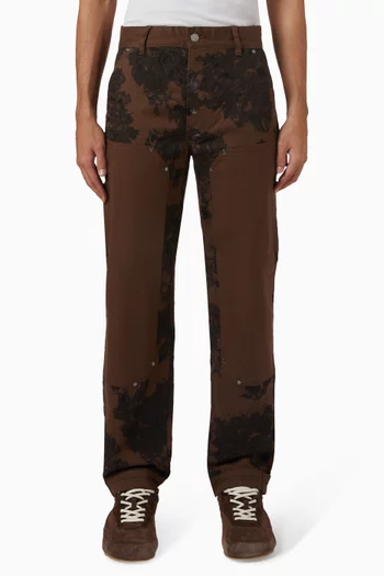 Shadow Blossom Carpenter Pants