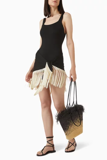 Mini Lido One-piece Swimsuit & Pareo Set