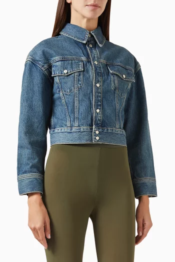 Crop Jacket in Denim