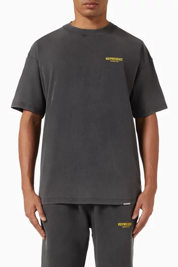 تي شيرت بشعار Owners Club‏ قطن