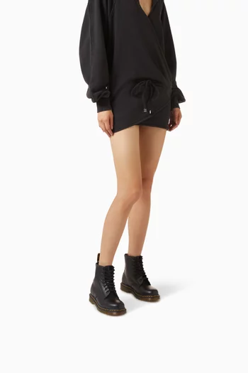 حذاء بوت 1460 بثماني فتحات للرباط جلد