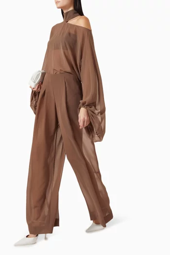 بنطال تارا شيفون