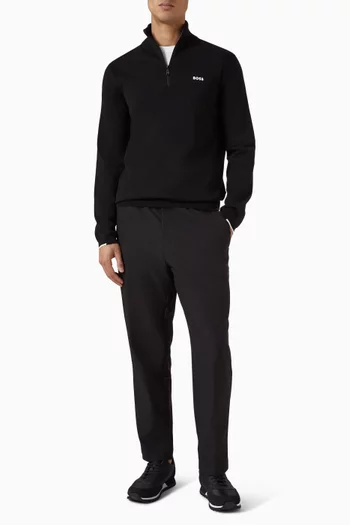 Quarter Zip Sweater in Cotton