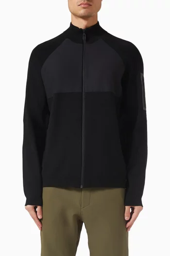 Knitted Hybrid Jacket