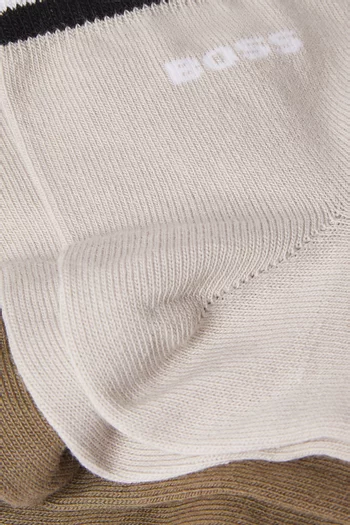 Striped Socks in Stretch-cotton