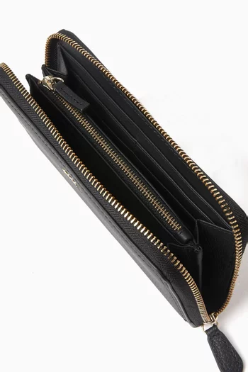 Lenah Zip Wallet in Leather