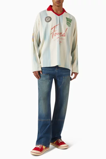 Striped Sport T-shirt in Cotton