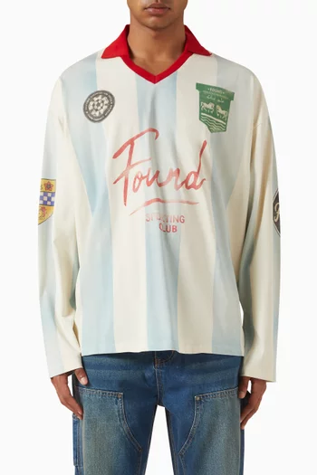 Striped Sport T-shirt in Cotton